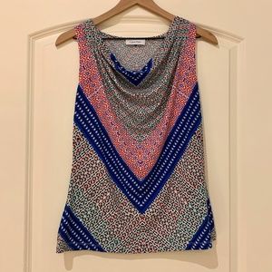 Calvin Klein Sleeveless Multicolor Top